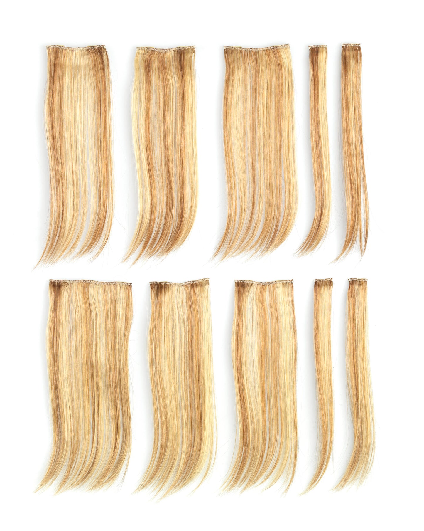 20″ 10-Piece Human Hair Extension Kit