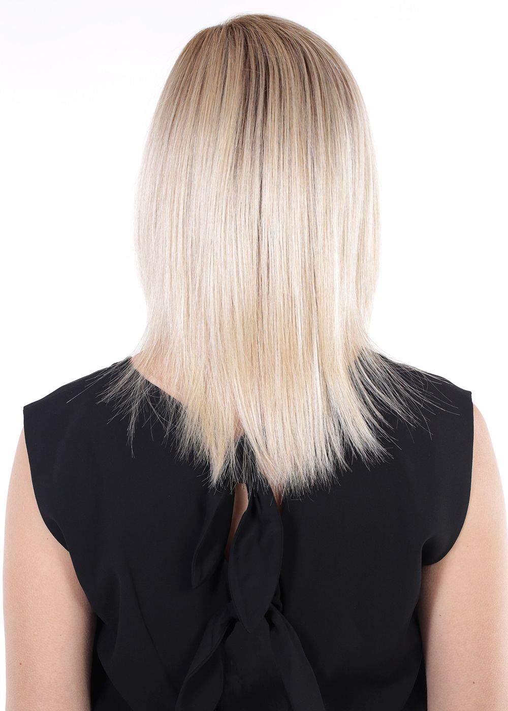 Human Hair Lace Front Mono Topper 14"