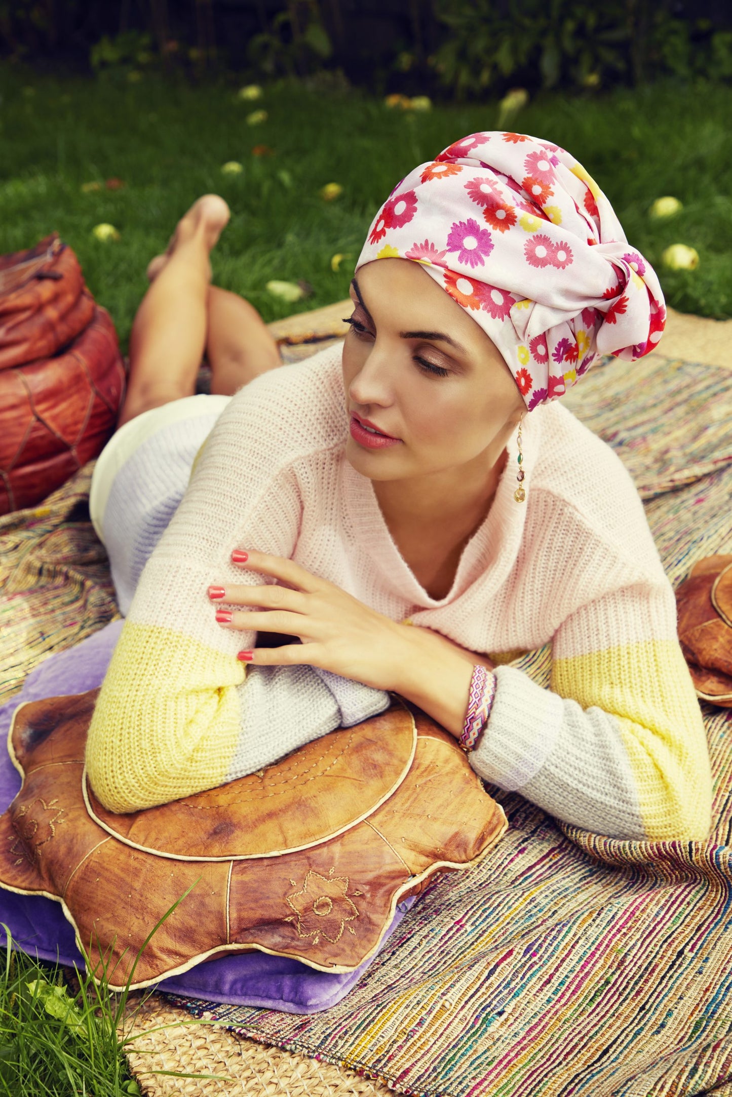 Sapphire Turban Set